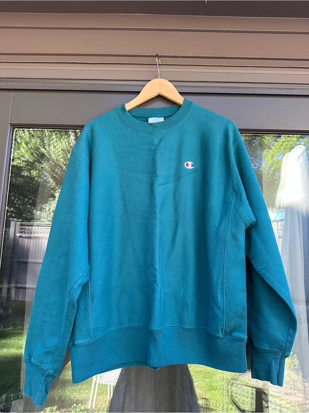 Champion Teal Crewneck Sweatshirt
